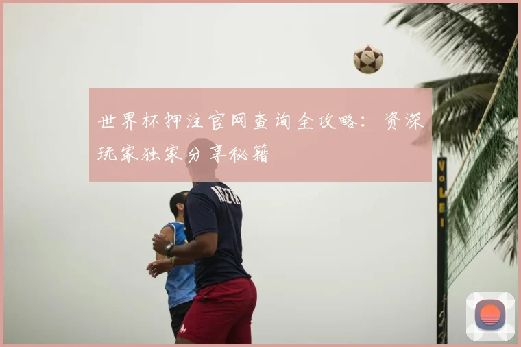 世界杯押注官网查询全攻略:资深玩家独家分享秘籍