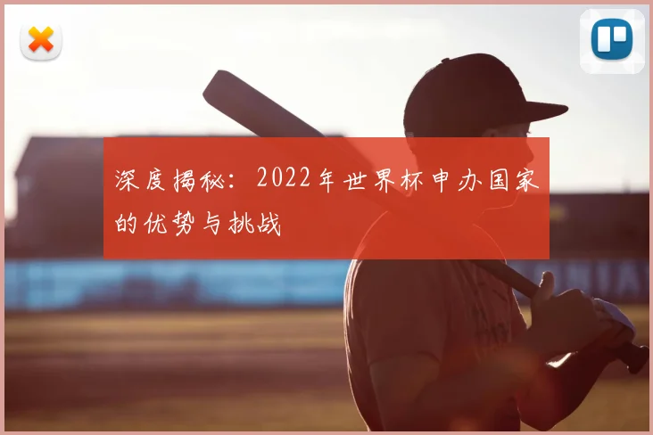 深度揭秘：2022年世界杯申办国家的优势与挑战